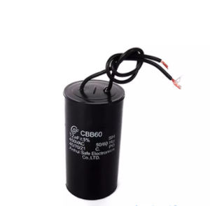 Condensador eléctrico de potencia - CBB60 - ANHUI SAFE ELECTRONICS Company - autorreparable / de rizado / patrón