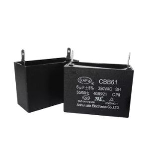 Condensador eléctrico de potencia - CBB61 - ANHUI SAFE ELECTRONICS Company - autorreparable / de rizado / patrón