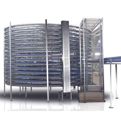Torre de refrigeración de espiral - Hebei AOCNO Baking Machinery Co., Ltd. - alta capacidad / para la industria agroalimentaria