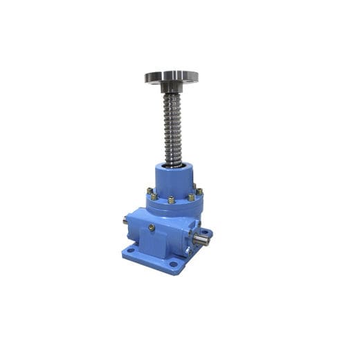 Gato de husillo de husillo de rosca trapecial - JW Series - Zhengzhou Aokman Machinery Co., Ltd. - de husillo de bolas / con engranaje cónico / con brida