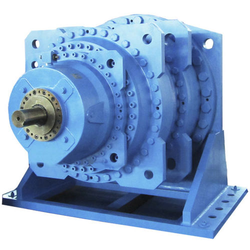 Reductor planetario - P Series - Zhengzhou Aokman Machinery Co., Ltd. - coaxial / con brida / silencioso