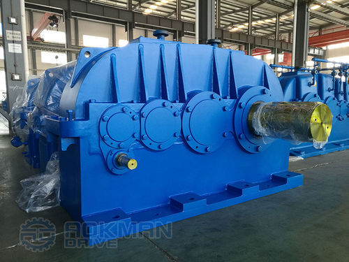 Reductor cilíndrico - ZY Series - Zhengzhou Aokman Machinery Co., Ltd. - de ejes paralelos / silencioso / de eje