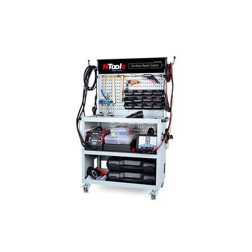 Sistema de reparación de carrocería en carro - 354003 - Ntools - con pistola de cola / desabolladora / de calentamiento por inducción