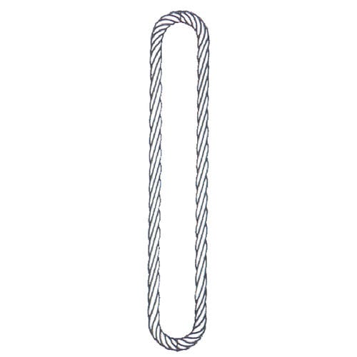Cuerda industrial estática - Grummet 90 - Dolezych - de metal