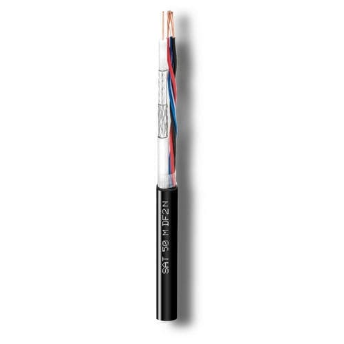 Cable eléctrico multimedia - SAT50MDF2N - Cavel - híbrido / coaxial / aislado