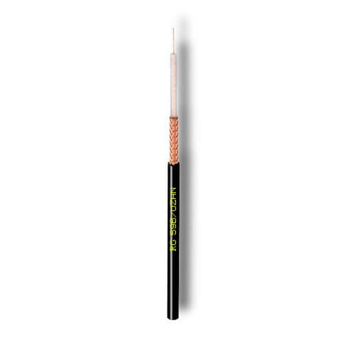 Cable eléctrico coaxial - RG59B/UZHN - Cavel - RF / aislado / antipropagación de fuego