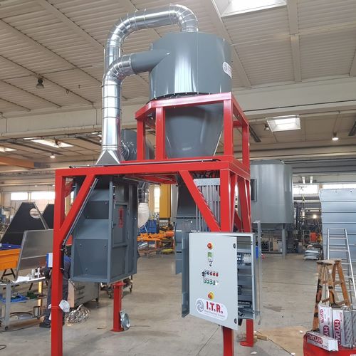 Separador de desechos - SZZ - ITR Recycling Technologies - de aire / para recogida selectiva / vertical