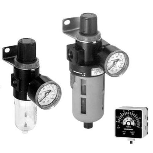Filtro regulador de aire - FR series - Koganei Corporation - con cesta / a presión / de proceso