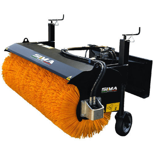 Barredora para minicargadora compacta - SPZ-A series - SIMA - para minicargadora / para excavadora / hidráulica