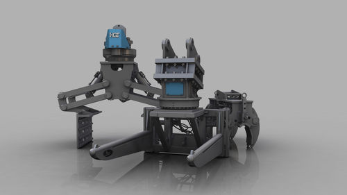 Rezón de elevación de carga para selección - HGT Hydraulikgreifer-Technologie GmbH - hidráulico / para excavadora
