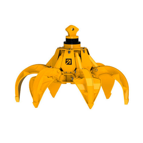 Pulpo orange peel - PVT P series - TECNOBENNE® S.R.L. - hidráulico / para excavadora / con 6 garras