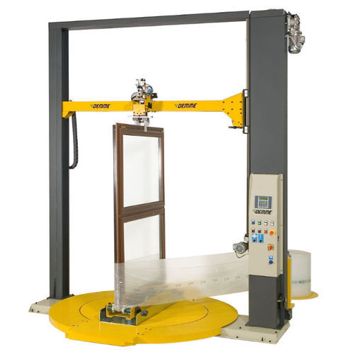 Envolvedora con plataforma giratoria - PM 270 - Oemme S.p.A. - automática / con giro / para marcos de puertas y ventanas