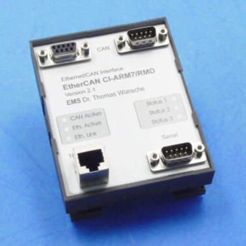 Pasarela CAN - EtherCAN CI-ARM7 series - EMS Dr. Thomas Wünsche e.K. - de comunicación / industrial / Ethernet