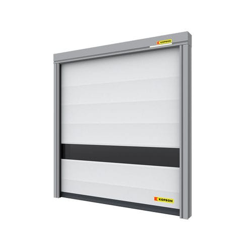 Puerta plegable - FAST PACK - KOPRON SPA - de acero galvanizado / de PVC / industrial