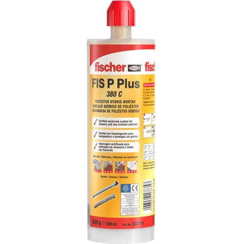 Mortero para anclaje - FIS P Plus - Artur Fischer - de 2 componentes