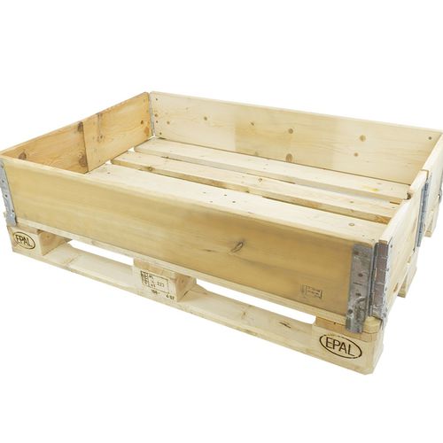 Caja-palé de madera - 38136HTKD - Rotom Nederland BV - para almacenamiento / de transporte / para productos a granel