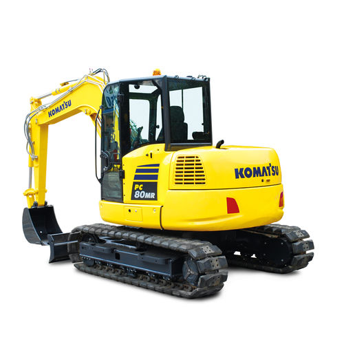 Excavadora mediana - PC80MR-5 - Komatsu Europe - con orugas / Tier 3 / diésel