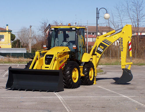 Retroexcavadora rígida - WB93S-5 - Komatsu Europe - mini / diésel