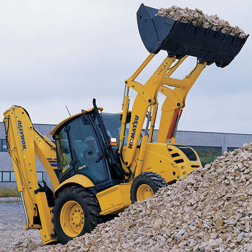 Retroexcavadora rígida - WB97R-5 - Komatsu Europe - compacta / diésel