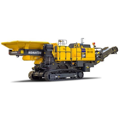 Machacadora de mandíbula - BR380JG-3 - Komatsu Europe - móvil / con motor diésel
