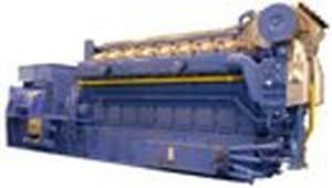 Motor de gas - Bergen B series - Rolls Royce - multicilindro / turbo