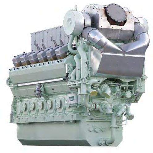 Motor diésel - Bergen C25:33 - Rolls Royce - de 4 cilindros / turbo