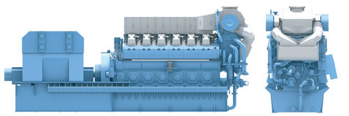Grupo electrógeno diésel - B32:40 - Rolls Royce - trifásico / estacionario / 50 Hz
