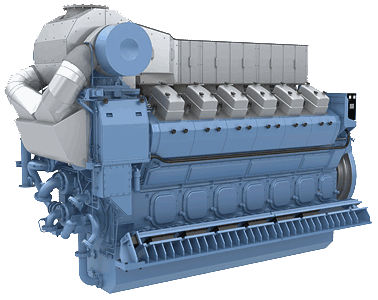 Motor diésel - B32:40 - Rolls Royce - de 2 cilindros / turbo / marino