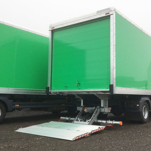 Puerta elevadora plegable - DH-RP.10 - Dhollandia - para camión / eléctrica