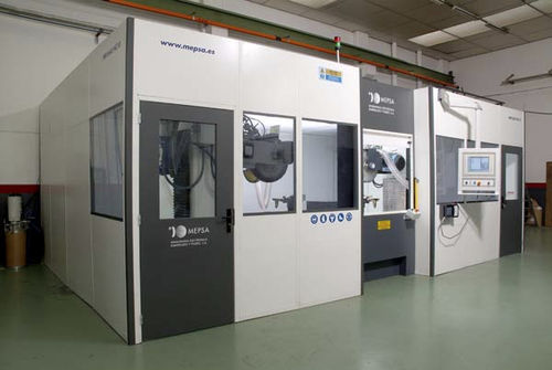 Máquina pulidora para metales - MRI NC Series - MEPSA - industrial / con mesa rotativa / con mesa rotativa