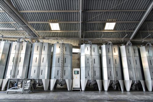 Sistema de transporte neumático de aire - DOSOMAC - continuo / para silo