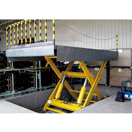 Mesa elevadora de tijera - SJG series - Boonai (Suzhou) Lift Equipment Company - manual / estacionaria / de carga