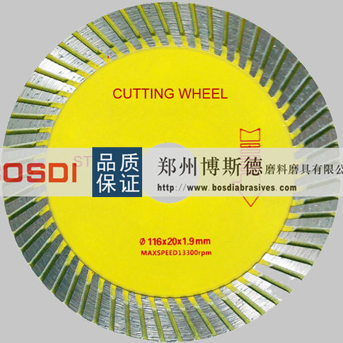Disco de corte para vidrio - BSD-G-003 - ZHENGZHOU BOSDI ABRASIVES CO., LTD. - de diamante