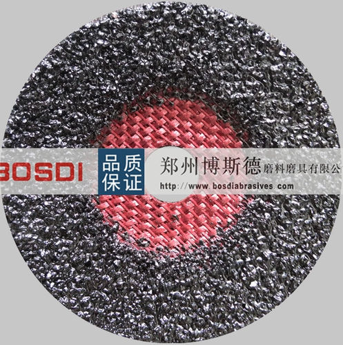 Disco abrasivo de fibras sintéticas - BSD-M-006 - ZHENGZHOU BOSDI ABRASIVES CO., LTD. - de rectificar / para metal