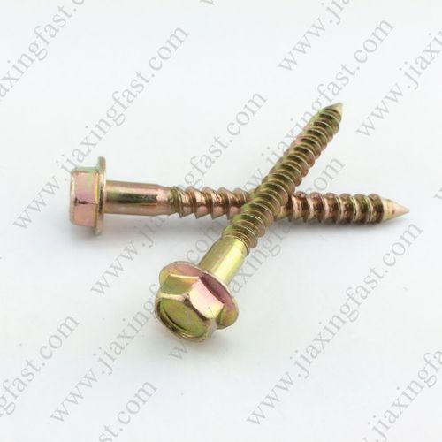 Tornillo para madera - Jiaxing Fast Industry Co., Limited - de cabeza hexagonal de reborde / de acero inoxidable