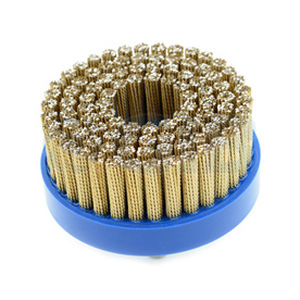 Cepillo de disco - DB100030CS-S10 - Huzhou Golden Industrial Brush Co., Ltd. - de acabado / de desbastado / de revestimiento