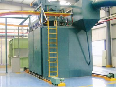 Granalladora con gancho - Q series - Guangdong Jingzhongjing Industrial Painting Equipments Co., Ltd. - compacta
