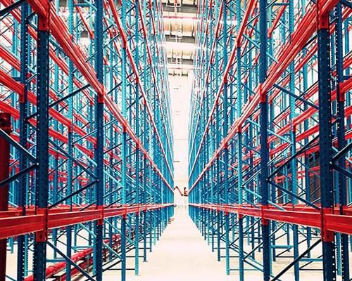 Sistema de estanterías con paleta - Shanghai Calin Logistic Equipment Co., Ltd. - para pasillos estrechos