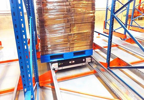 Sistema de estanterías por acumulación - Shanghai Calin Logistic Equipment Co., Ltd. - con paleta / automatizado