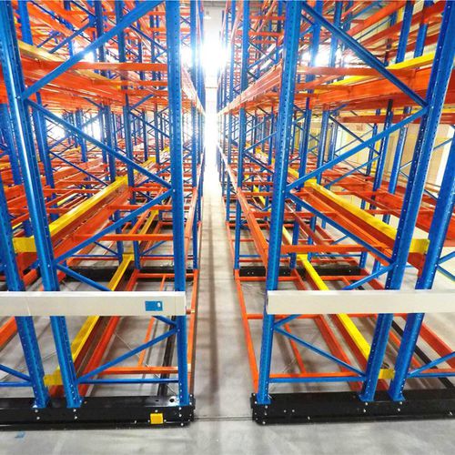 Sistema de estanterías móvil - Shanghai Calin Logistic Equipment Co., Ltd. - con paleta / automatizado / eléctrico