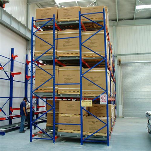 Sistema de estanterías push-back - Shanghai Calin Logistic Equipment Co., Ltd. - a medida / con paleta