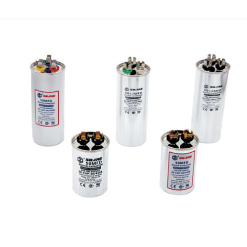 Condensador eléctrico de película de polipropileno metalizado - CBB65 - NINGGUO CITY SHARE ELECTRONIC CO., LTD. - cilíndrico / autorreparable / en baño de aceite