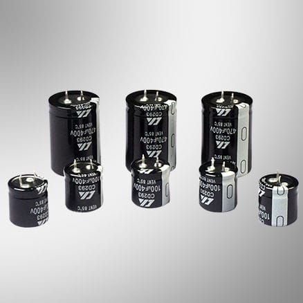 Condensador eléctrico electrolítico - CD298 - NINGGUO CITY SHARE ELECTRONIC CO., LTD. - cilíndrico