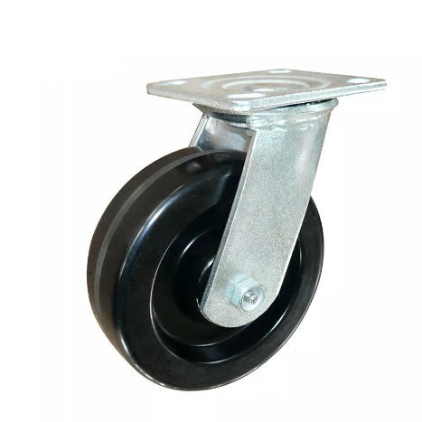 Ruedecilla giratoria - 600PS-100050R-06 - Taizhou Wanda Casters & Hardware Mfg. Co., Ltd. - con platino giratorio / doble / de acero