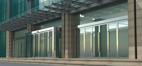 Puerta corredera - Shen Zhen Hui Trade Industry Co., Ltd. - automática / telescópica