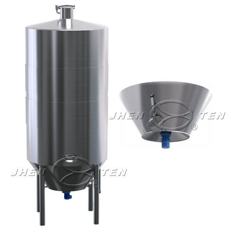 Depósito de fermentación - JTRHJ series - Wenzhou Jhenten Machinery Co., Ltd. - vino / de acero inoxidable / cilíndrico
