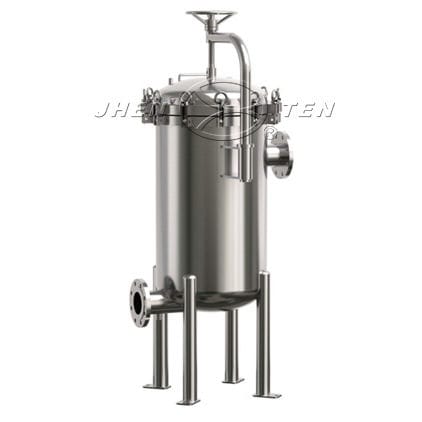 Cárter de filtro multibolsas - JTGDS series - Wenzhou Jhenten Machinery Co., Ltd. - para líquido / de acero inoxidable