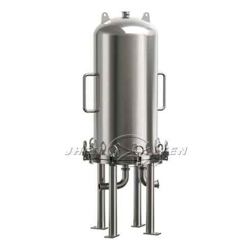 Cárter de filtro de cartucho - JTGDB series (lenticular) - Wenzhou Jhenten Machinery Co., Ltd. - para líquido / de acero inoxidable / para la industria alimentaria y de la bebida