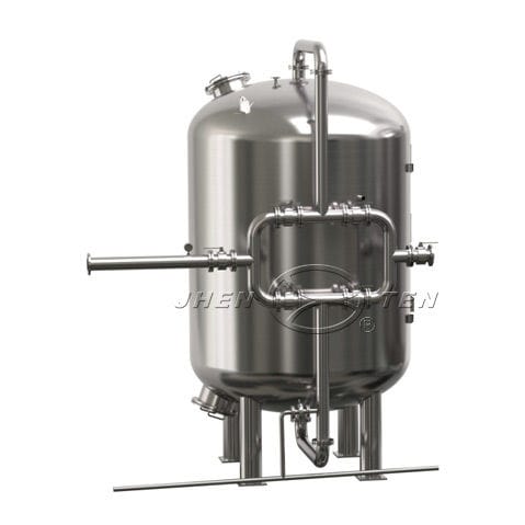 Cárter de filtro de carbón activado - JTGMF series  - Wenzhou Jhenten Machinery Co., Ltd. - para agua / de acero inoxidable / sanitario