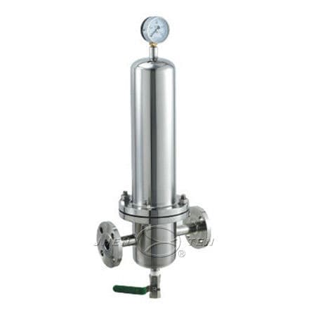 Cárter de filtro de cartucho - JTGKG series - Wenzhou Jhenten Machinery Co., Ltd. - para gas / de PTFE / de acero inoxidable